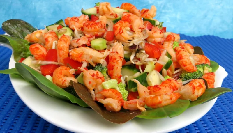 Haricots mungo en salade