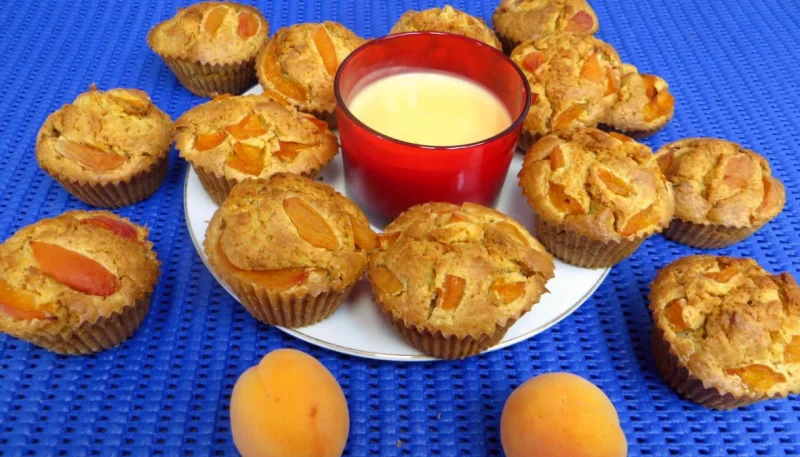 Muffins aux abricots