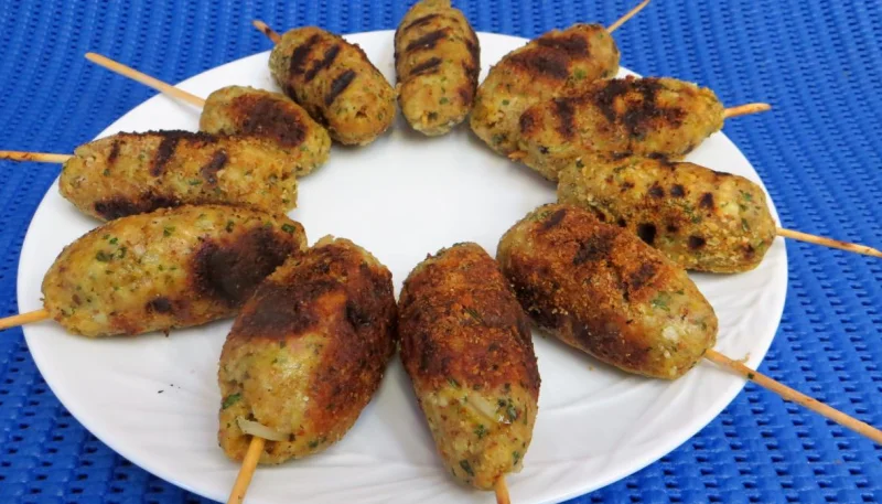 Brochettes de blancs de dinde