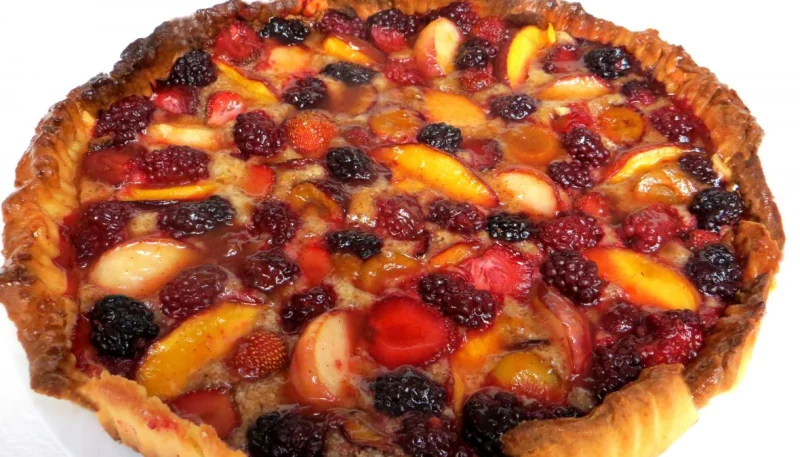 Sablé amandin aux fruits d'été