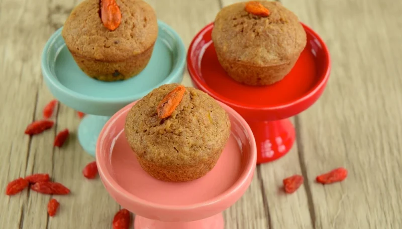 Muffins aux baies de goji