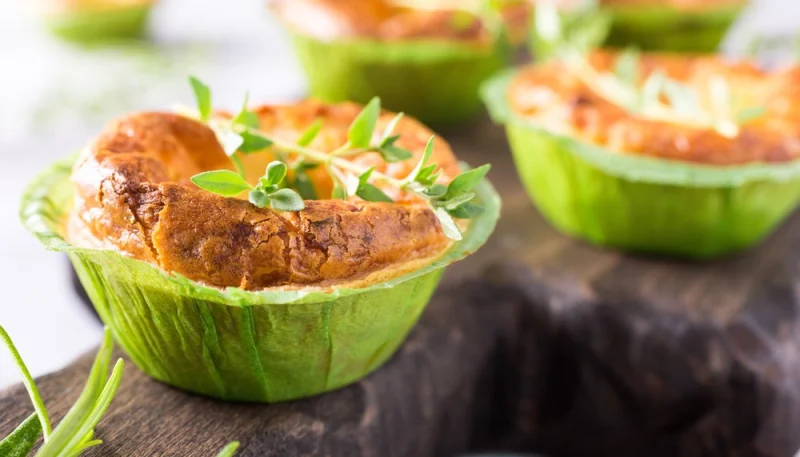 Bouchées de poireaux à la mimolette