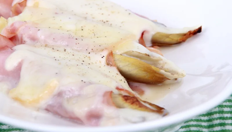 Braisé d'endives à l'emmental