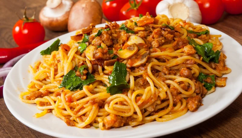 Bucatini à la calabraise