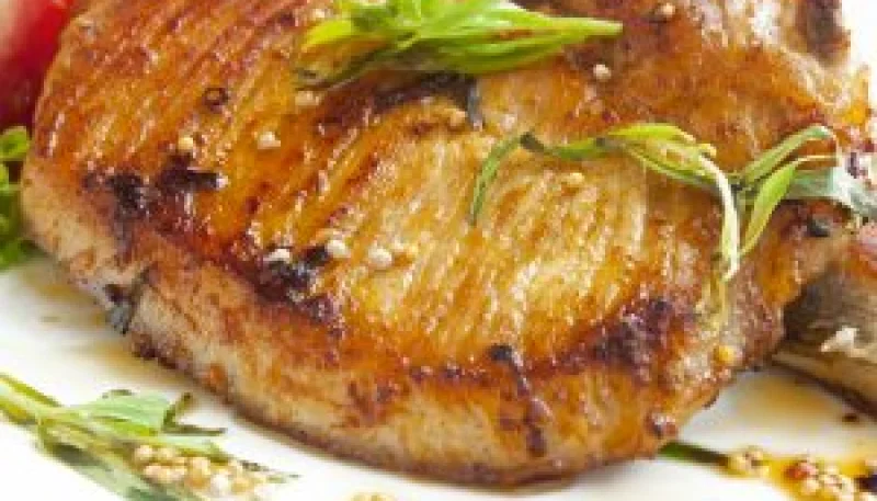 Côtes de porc à la moutarde