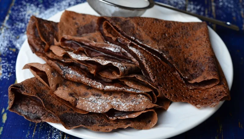 Crêpes au cacao