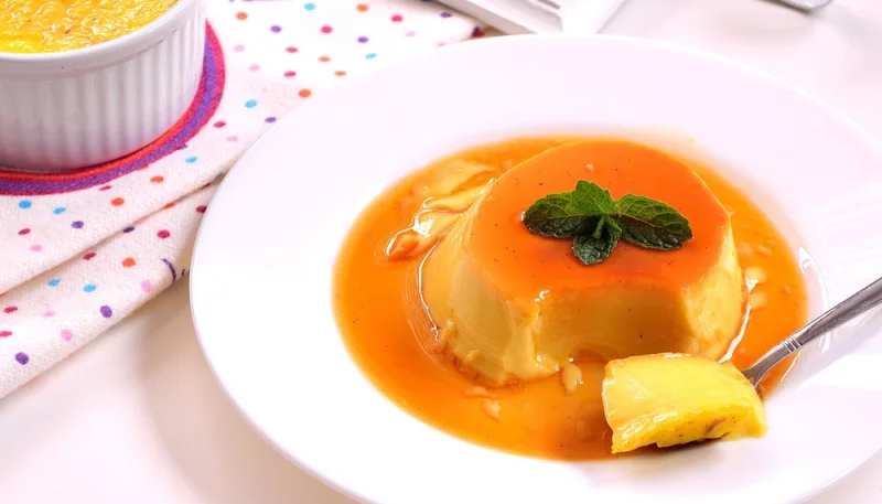 Flans à l'ananas