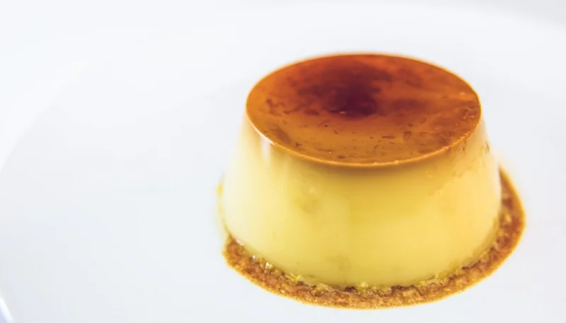 Flans au café