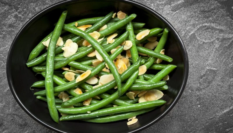 Haricots verts aux amandes