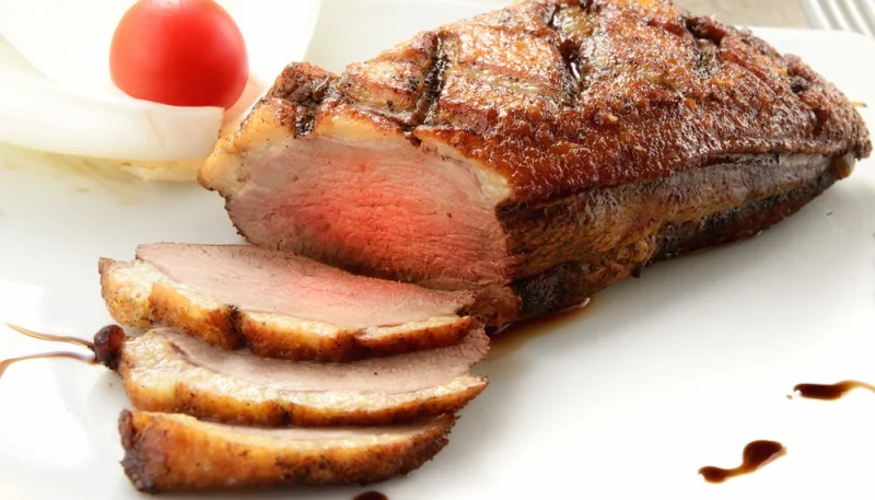Magret de canard aux châtaignes