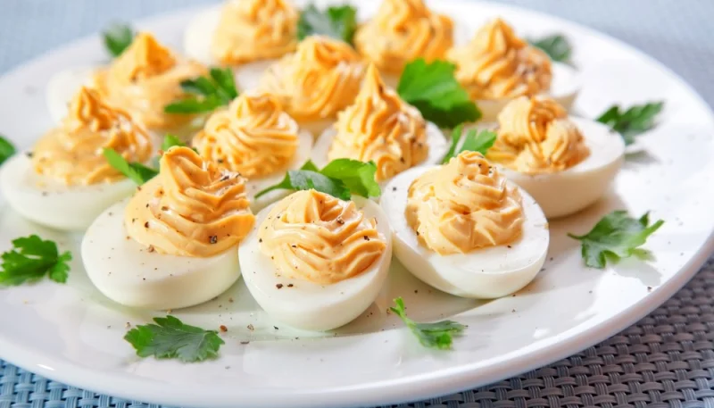 Oeufs farcis façon indienne
