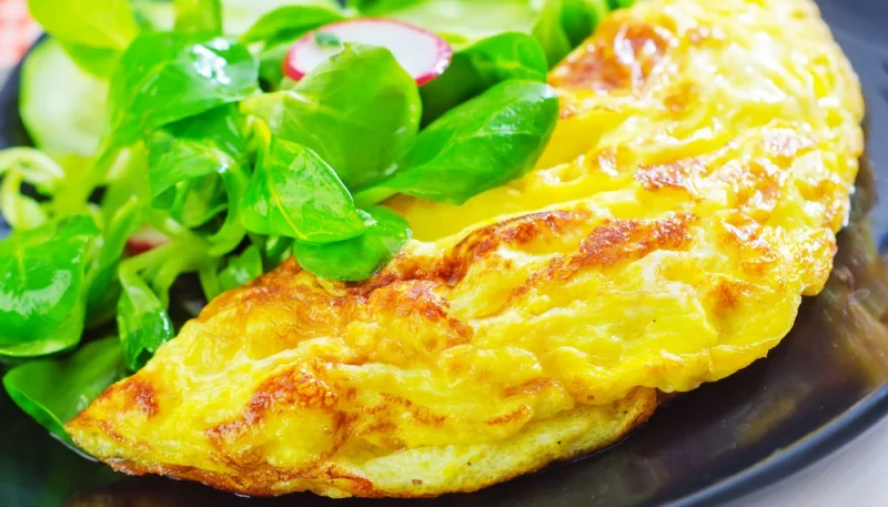 Omelettes aux carottes et aux légumes