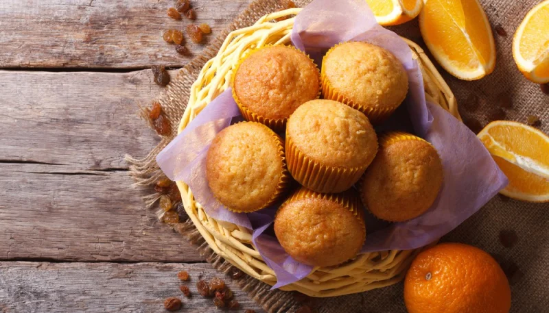 Petits cakes au citron et à l'orange
