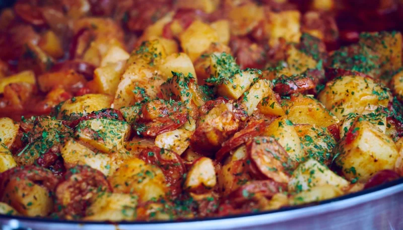 Pommes de terre au chorizo