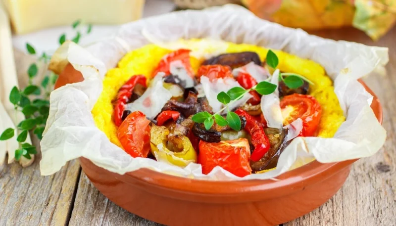 Polenta aux légumes