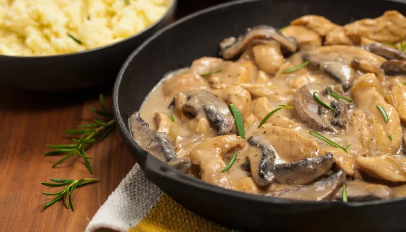 Poulet à la crème