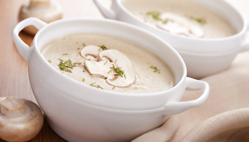 Purée de champignons