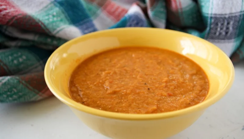 Purée de carottes aux oignons