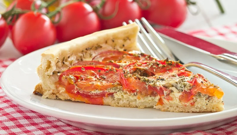 Quiche aux tomates et au gorgonzola façon italienne