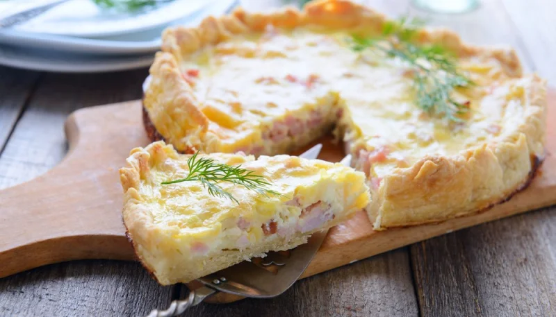 Quiche aux jambons