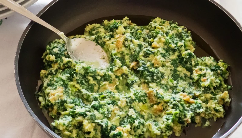 Sauté de bananes aux épinards
