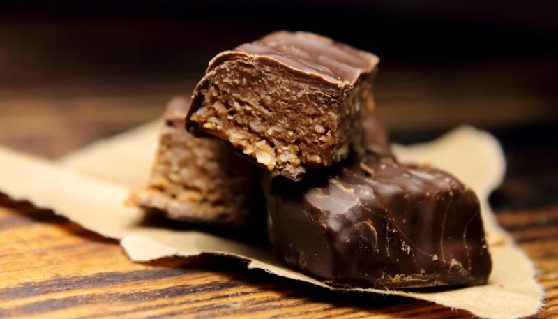 Barres sablées au chocolat