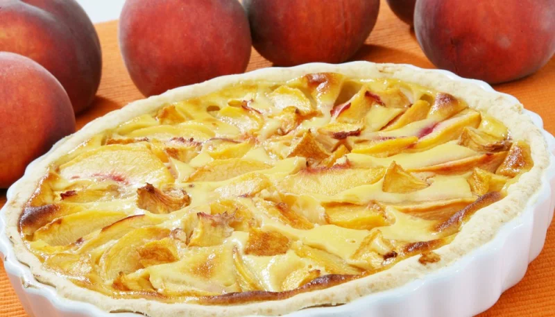 Clafoutis aux pêches
