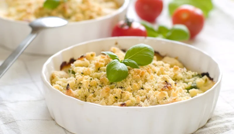 Crumble de camembert aux noix