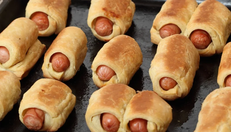 Feuilletés à la saucisse
