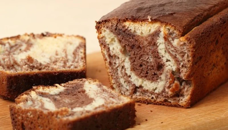Gâteau marbré au chocolat