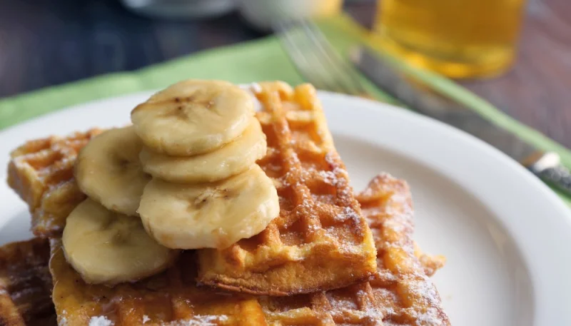 Gaufres aux bananes