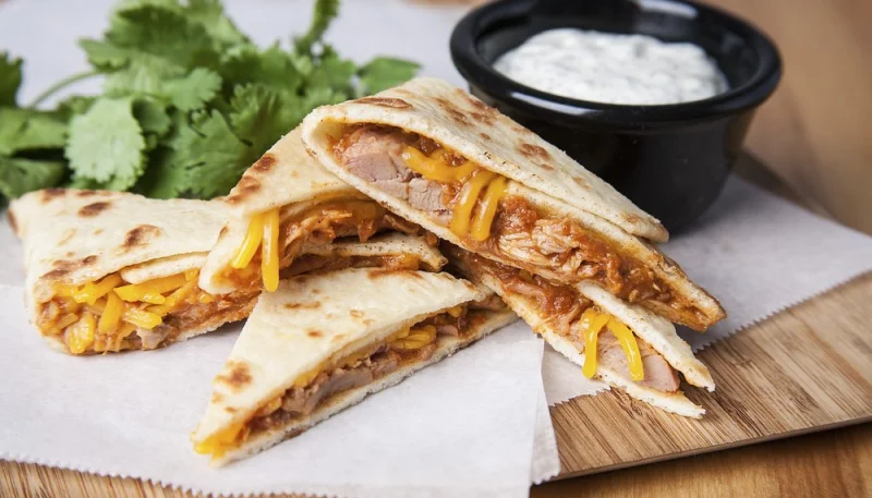 Quesadillas au filet de porc revisités