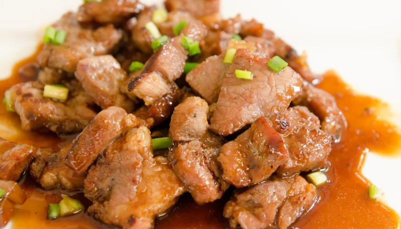Sauté de porc au sirop d'érable