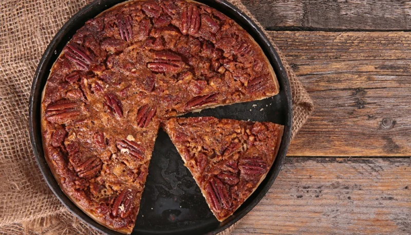 Tarte aux noix et à la vanille