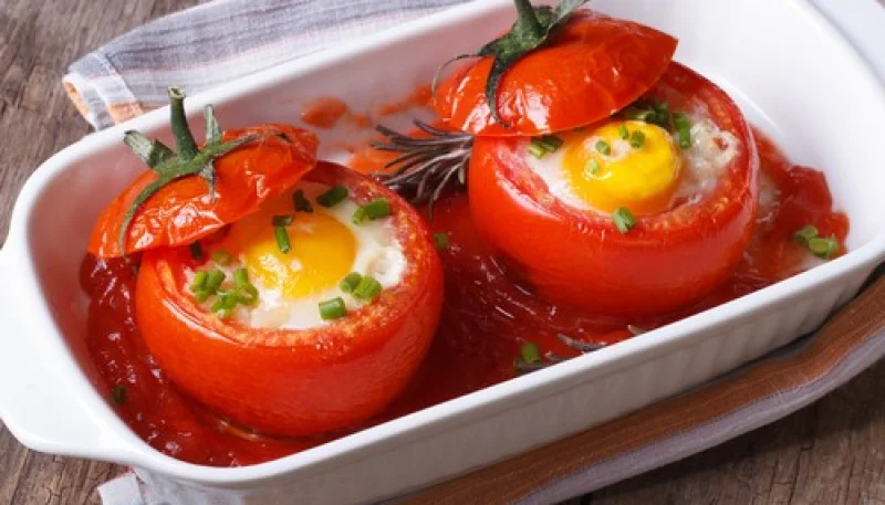 Tomates farcies à l'oeuf