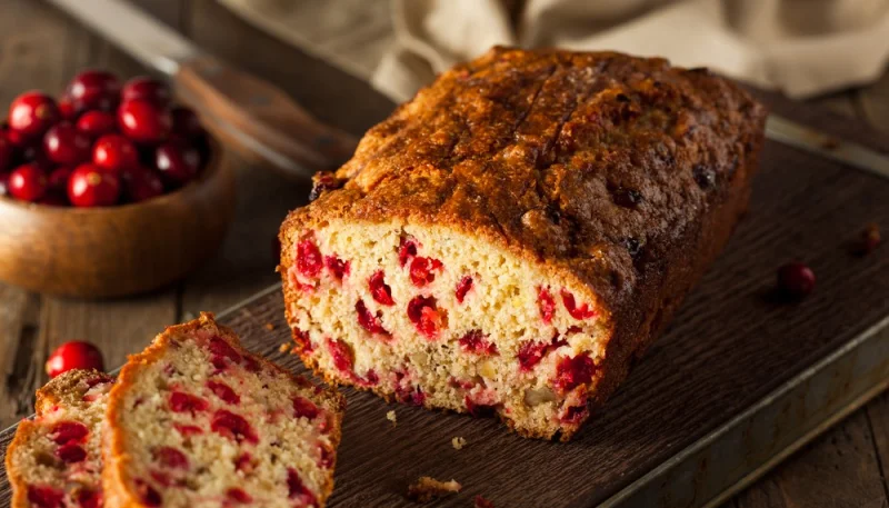 Cake aux cranberries