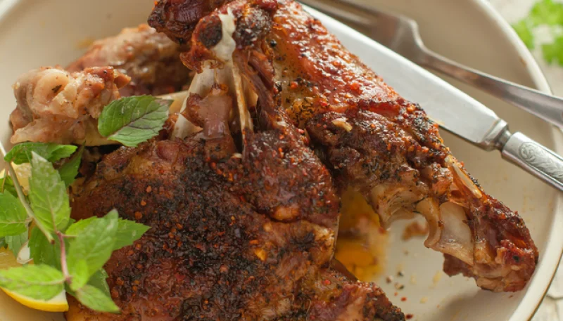 Epaule d'agneau au miel