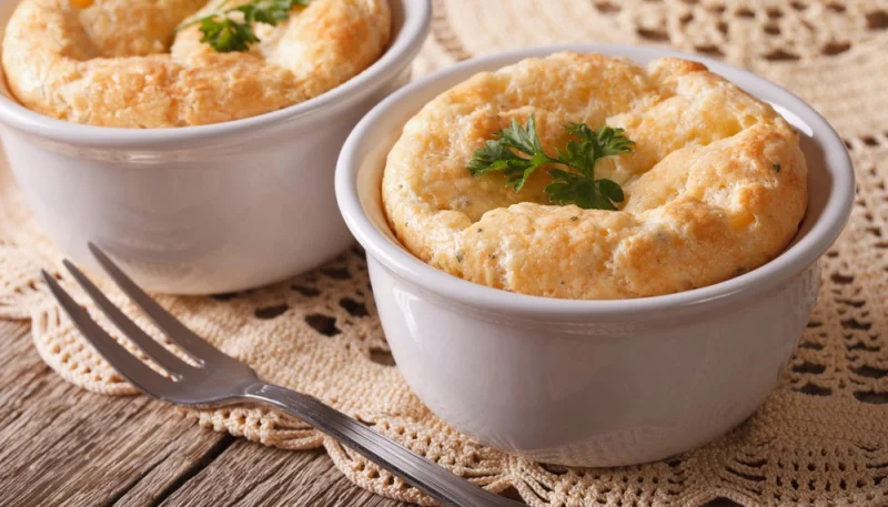 Soufflé léger au chou-fleur