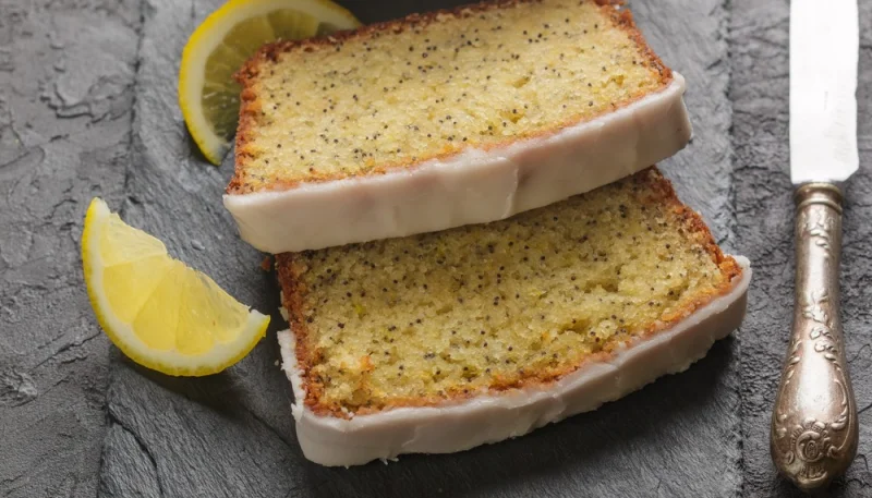 Cake au citron et aux graines de pavot