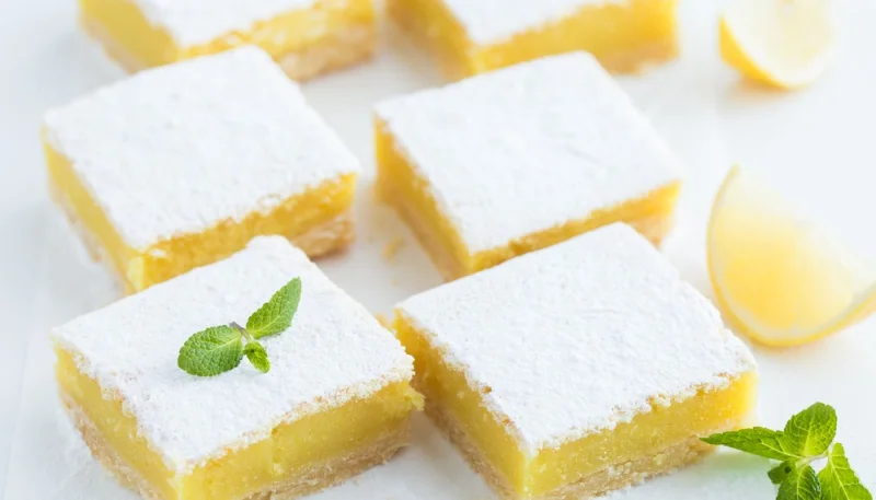 Carrés citronnés
