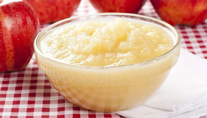 Compote de pommes au citron vert