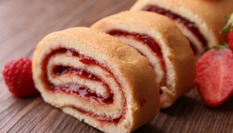 Gâteau roulé à la confiture