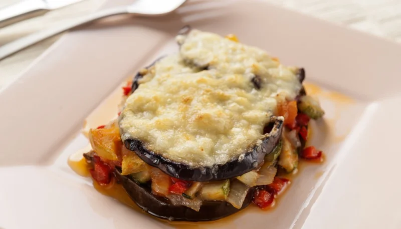Millefeuille d'aubergines