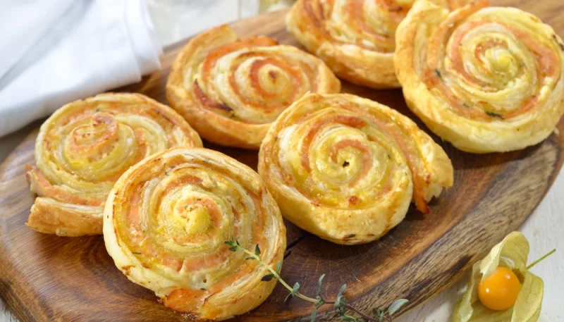 Roulés de saumon fumé au Boursin