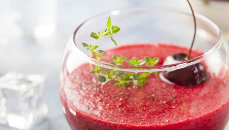 Soupe de cerises
