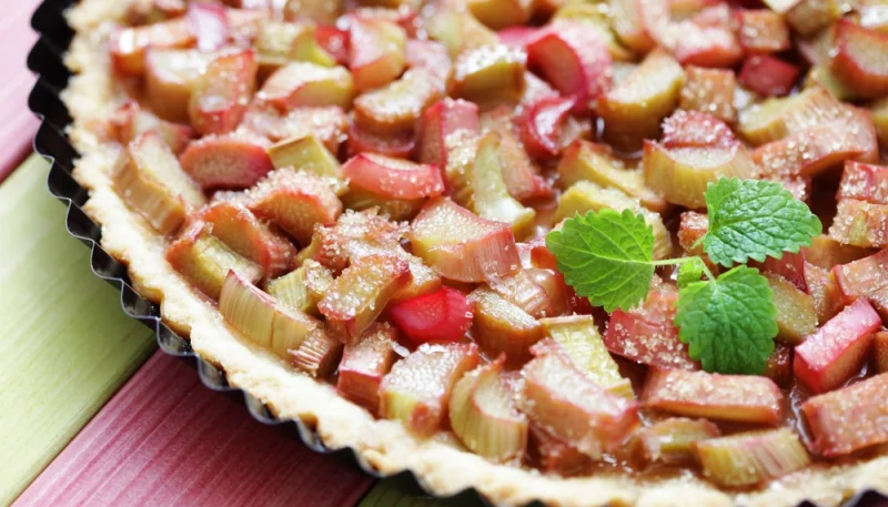 Tarte à la rhubarbe