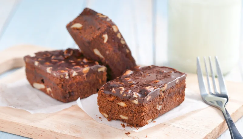 Brownies au chocolat blanc