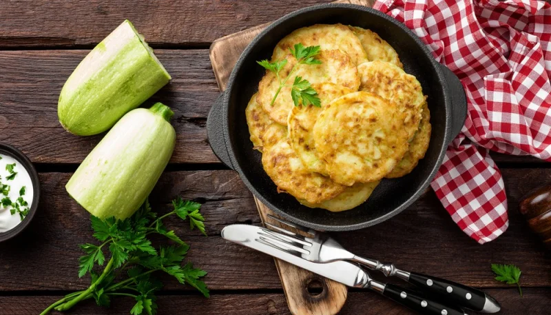 Crêpes de courgettes