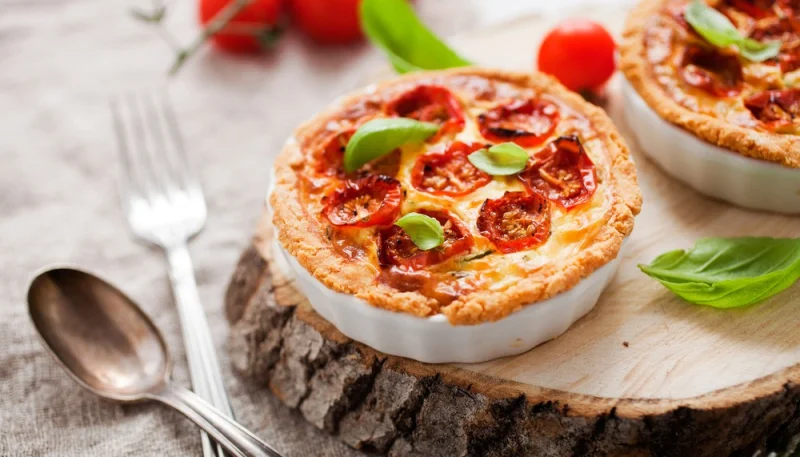 Flan de tomates cerises
