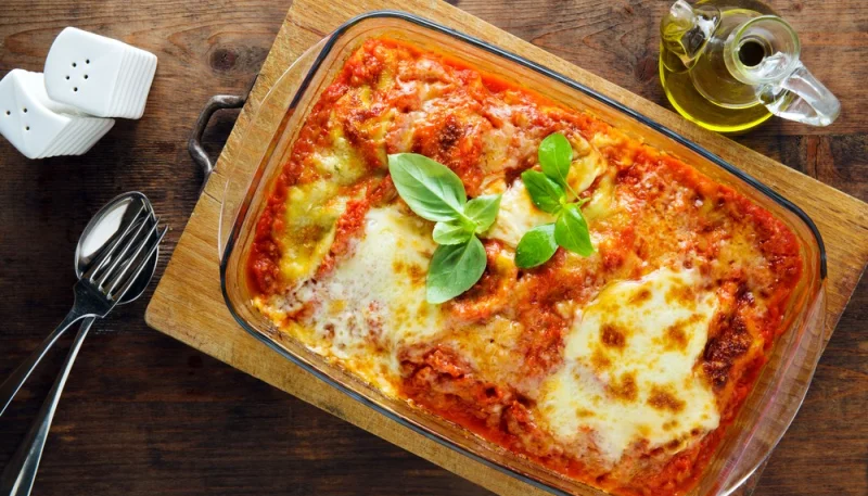 Lasagnes aux légumes d'été et à la mozzarella